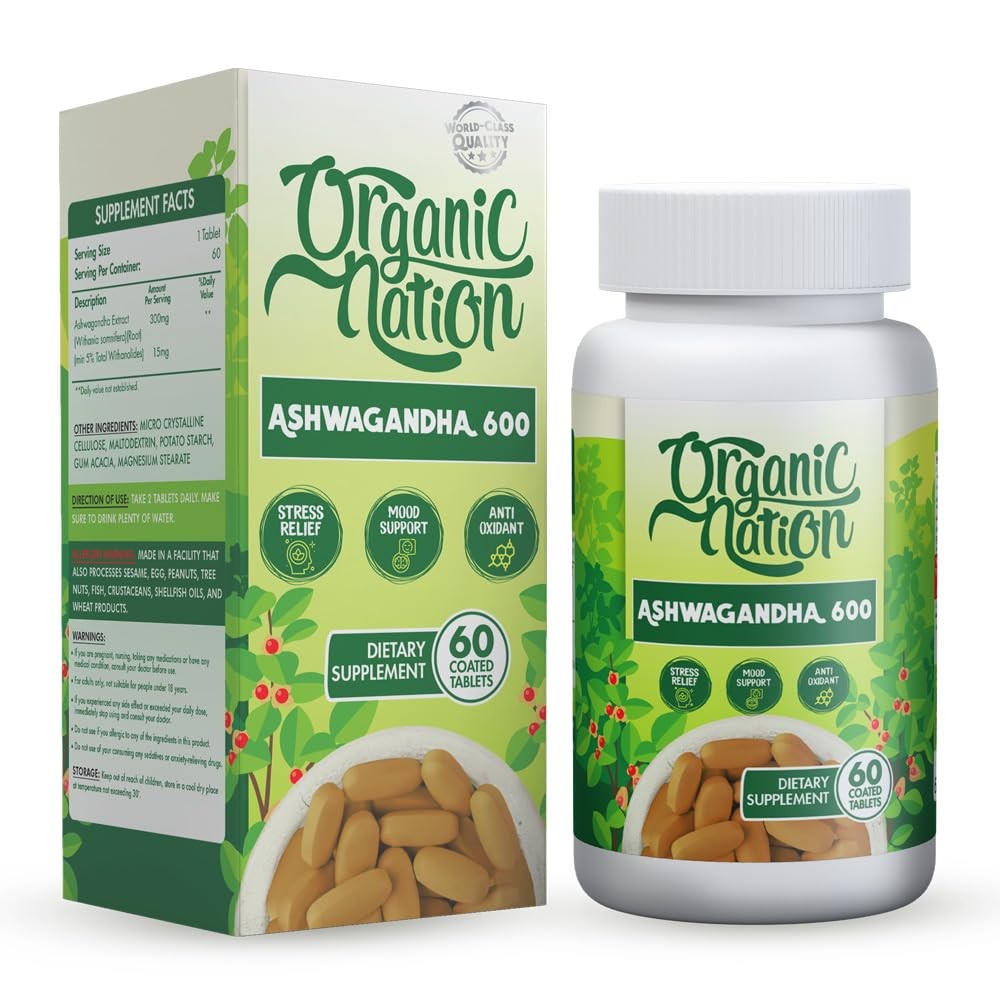 Organic Nation Ashwagandha 600