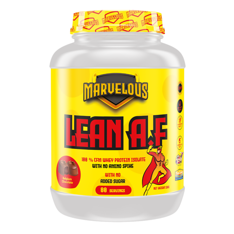 Marvelous – Lean A.F whey protein Isolate 88 servings