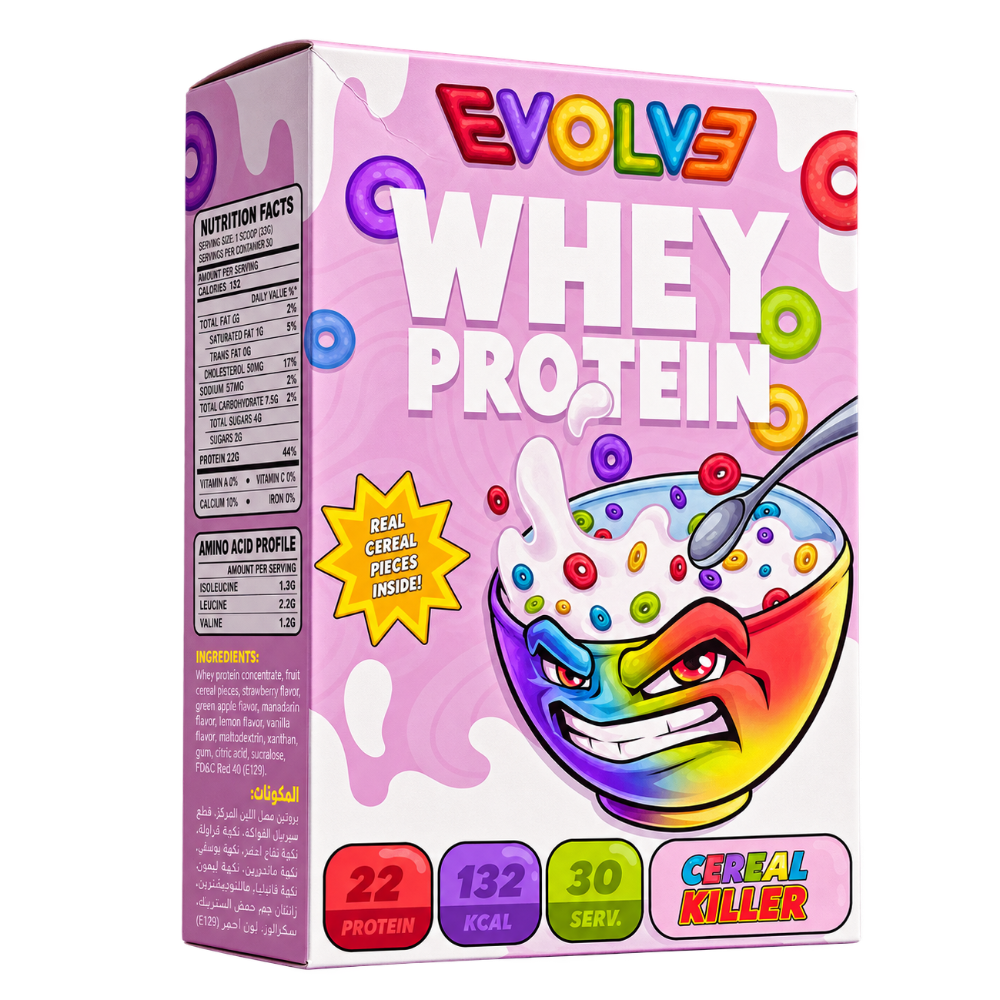 EVOLVE, CEREAL KILLER, Whey Protein, 1kg, 30 Servings